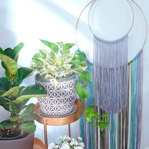 Handmade yarn tapestry